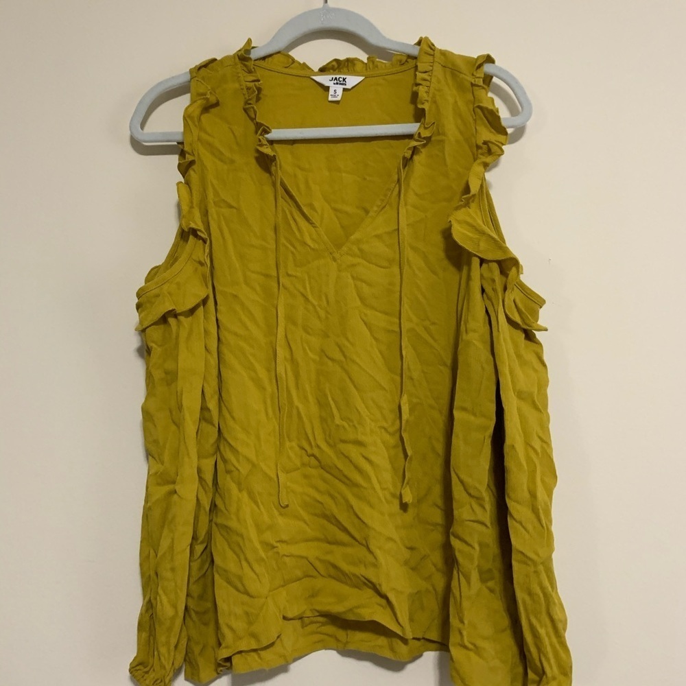 jack by bb dakota exposed shoulder top